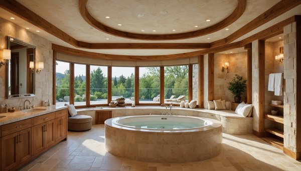 Location de Maison de Vacances avec Jacuzzi Intérieur
