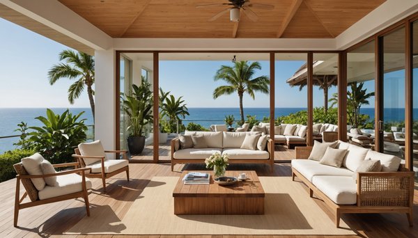 Location de maison de vacances avec une vue panoramique sur la mer