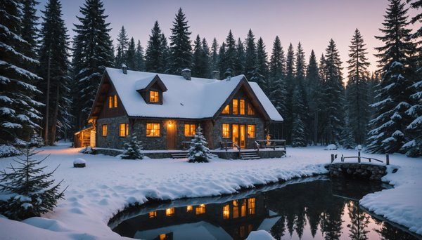Profitez d'un séjour au chalet de vacances pour l'hiver