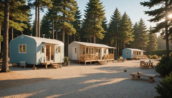 Quels sont les types de locations de vacances disponibles dans un camping à La Baule ?